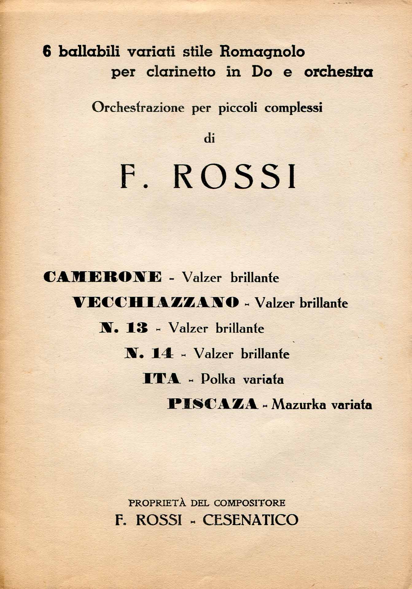 Camerone: valzer brillante
